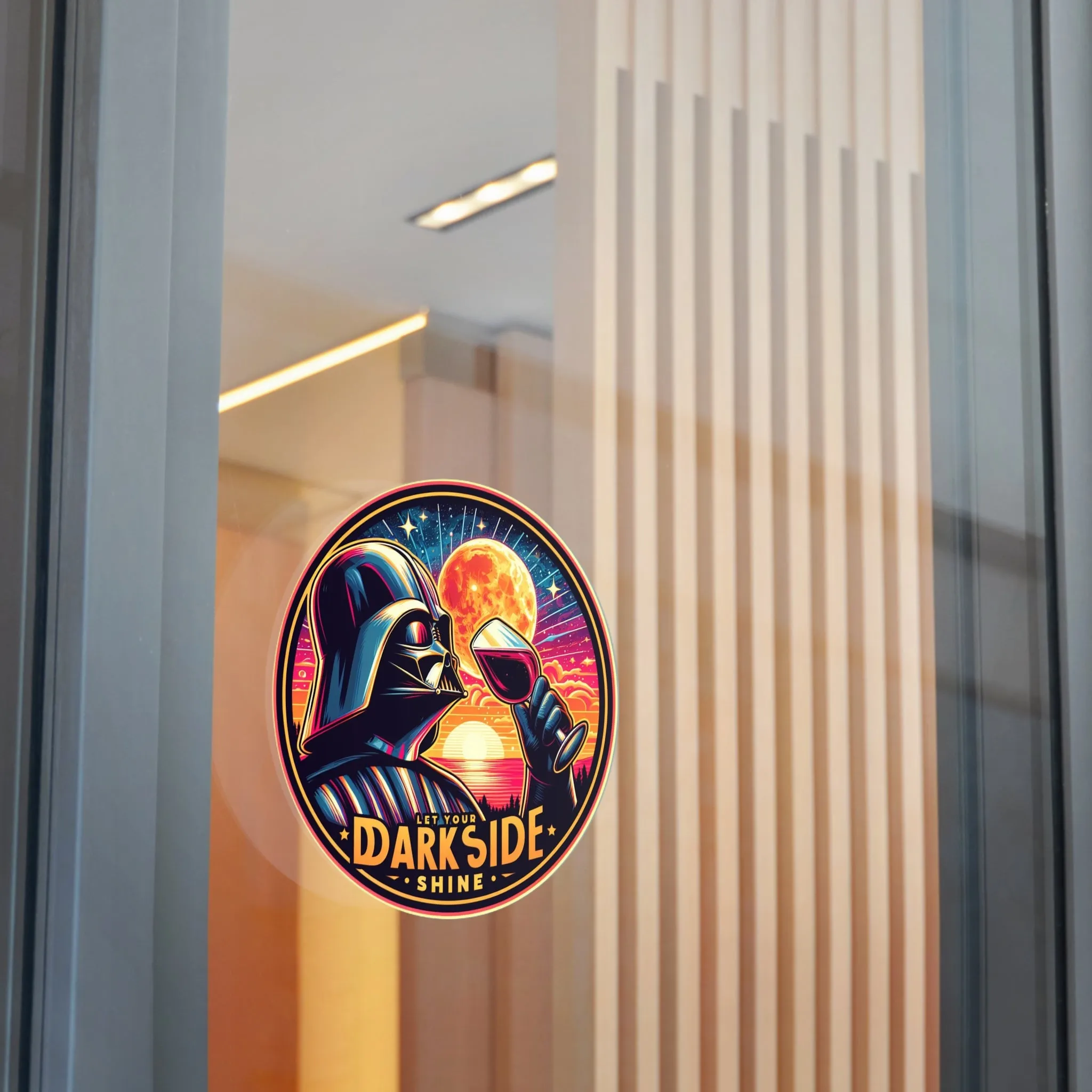 Dark Side Shine Vinyl Sticker