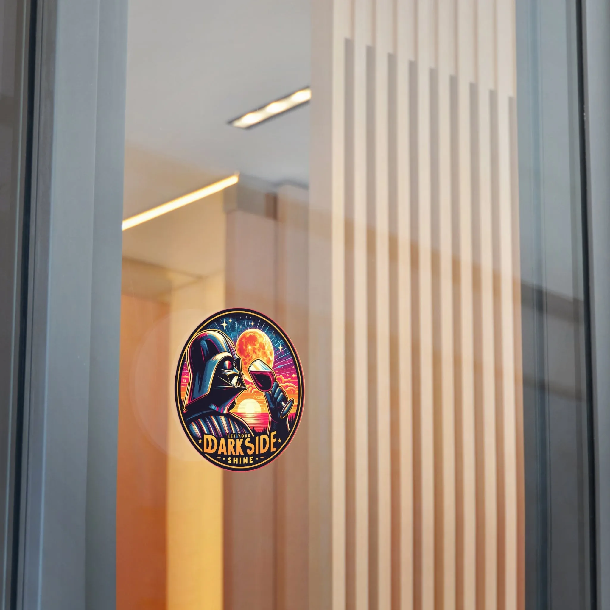 Dark Side Shine Vinyl Sticker