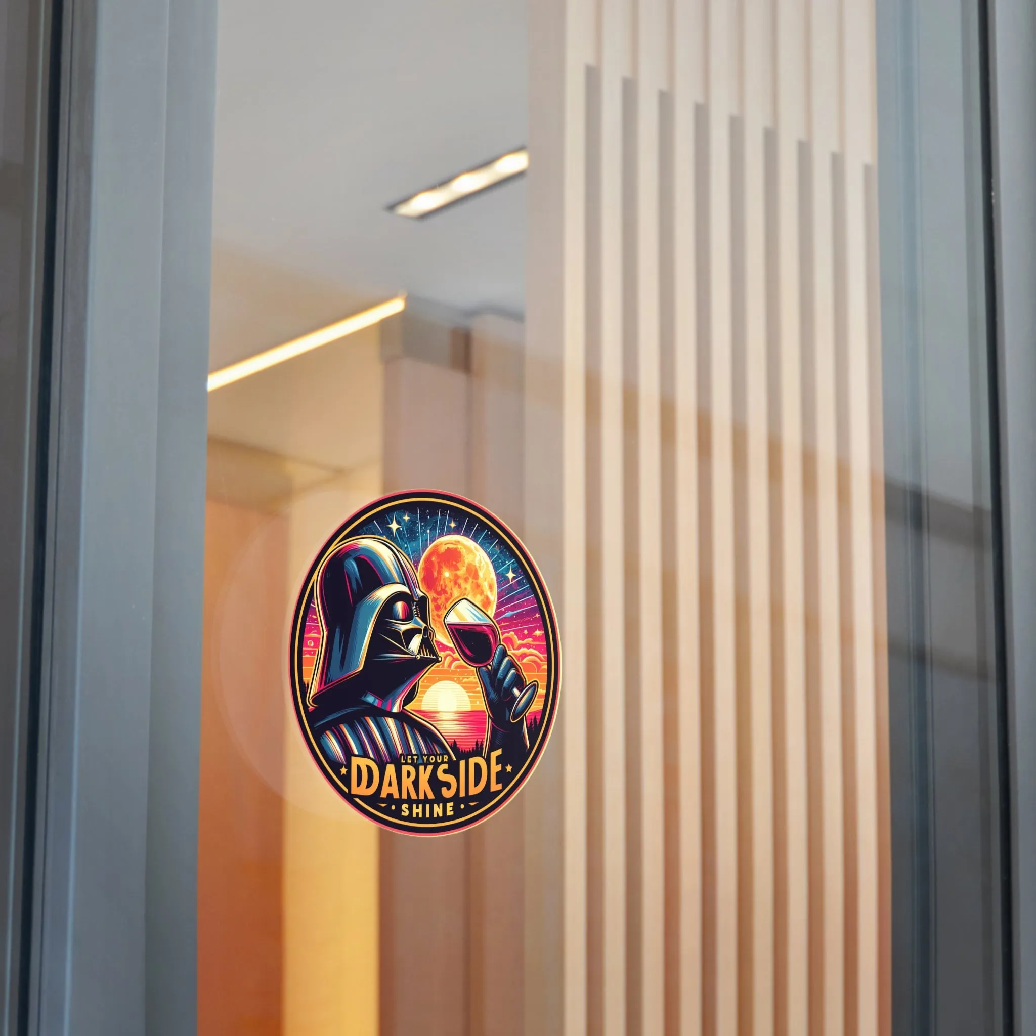 Dark Side Shine Vinyl Sticker