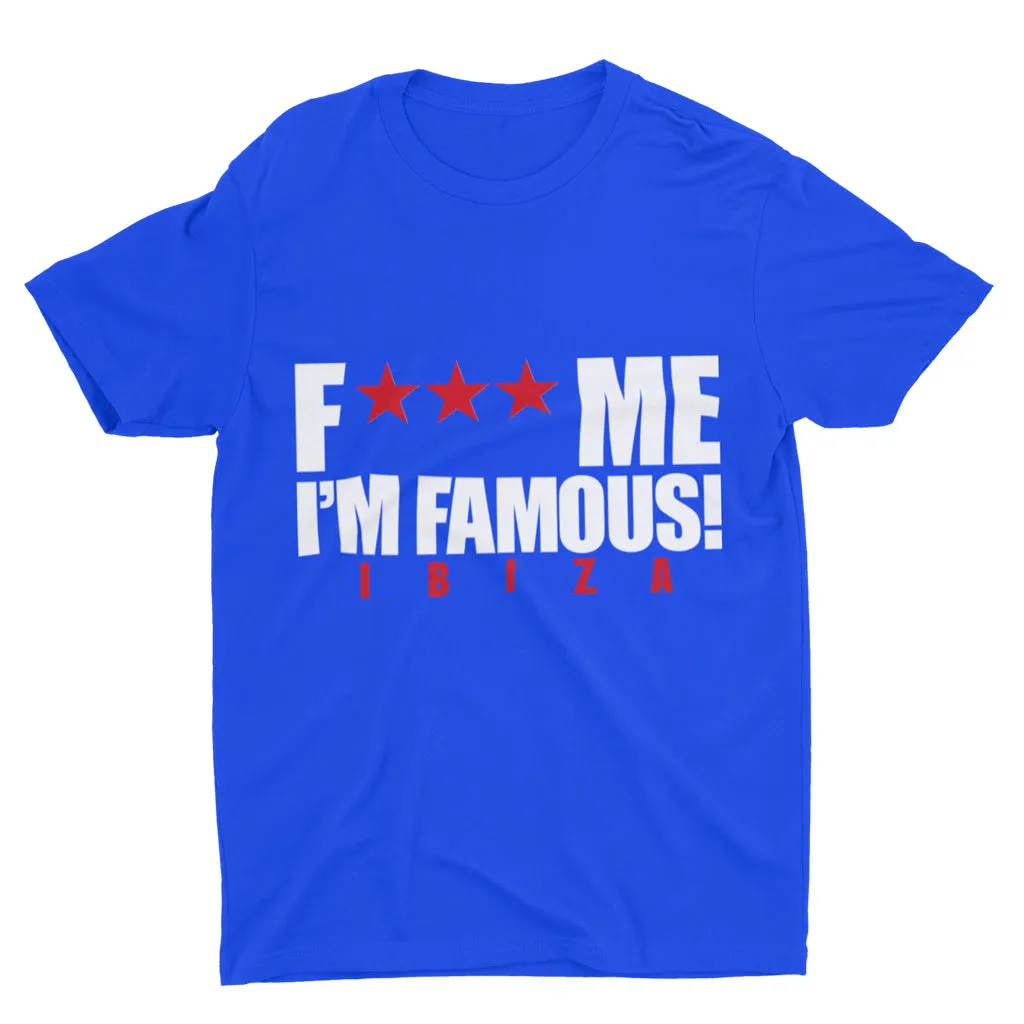 David Guetta F Me I'm Famous Ibiza Classic Logo Men's T-shirt NEW