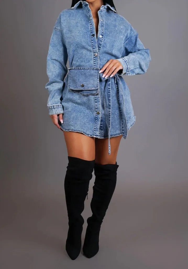 Denim Mini Dress