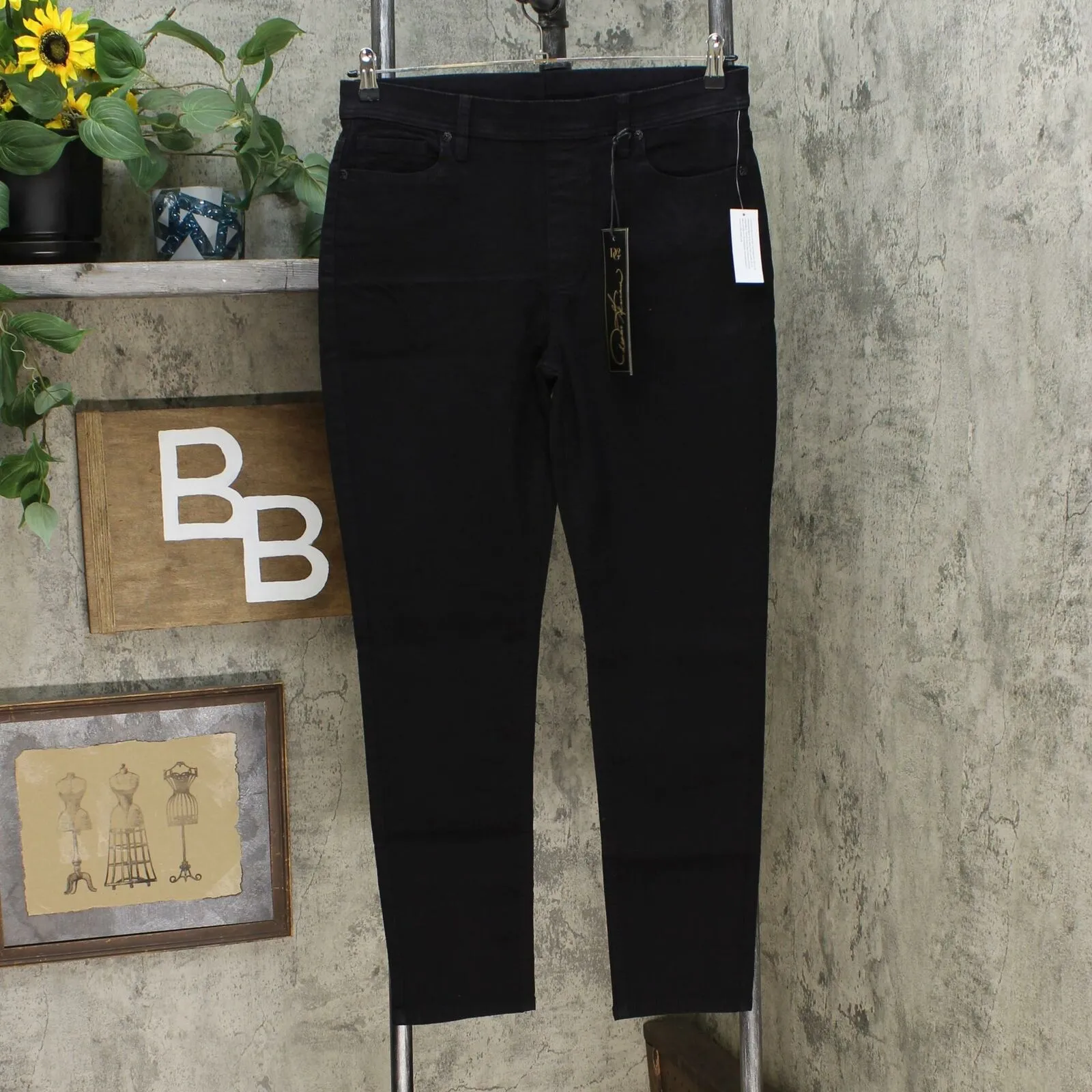 DG2 by Diane Gilman Women's Classic Stretch Denim 5-Pocket Jeggings
