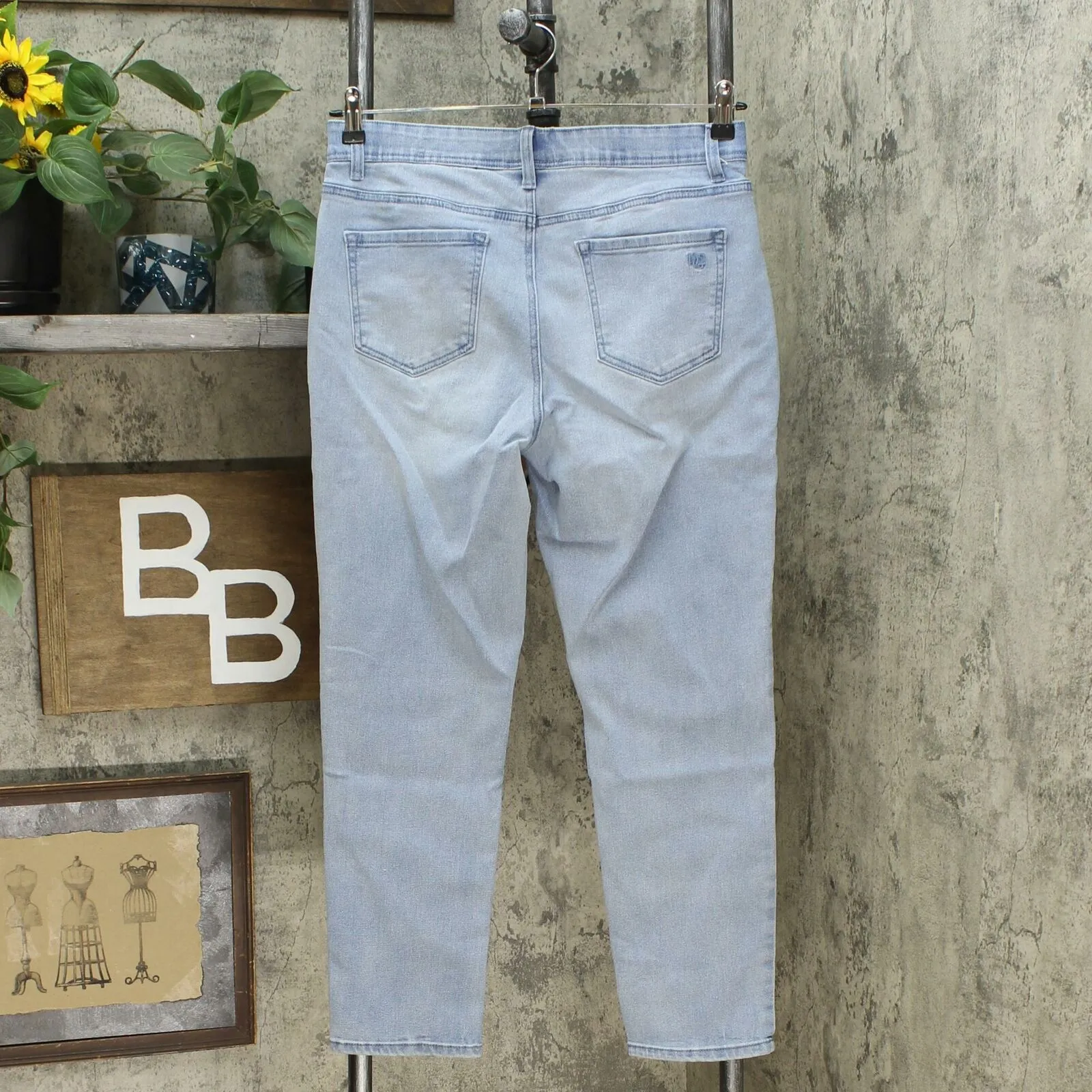 DG2 by Diane Gilman Women's Petite Classic Stretch Denim 5 Pocket Jeggings