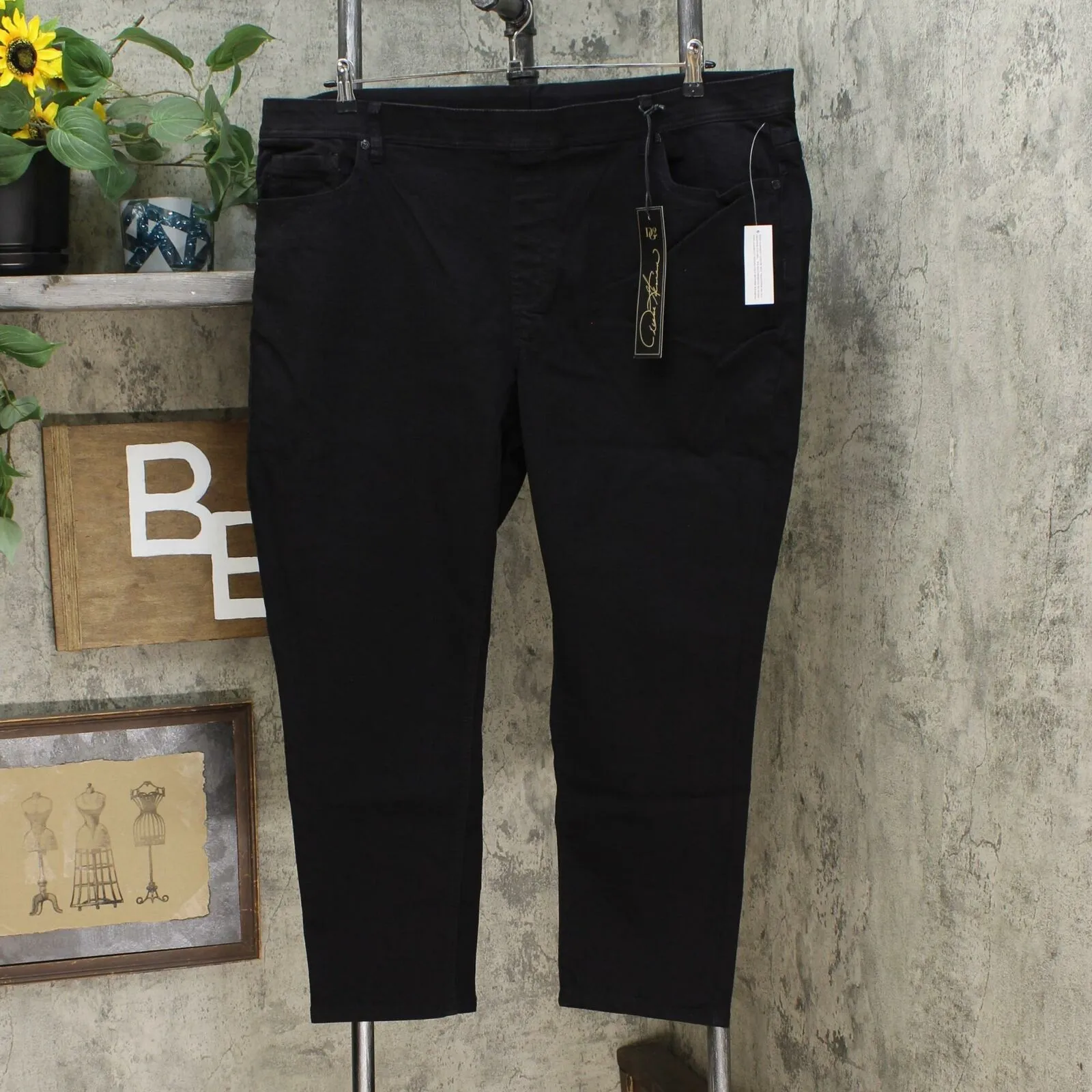 DG2 by Diane Gilman Women's Petite Classic Stretch Denim 5 Pocket Jeggings