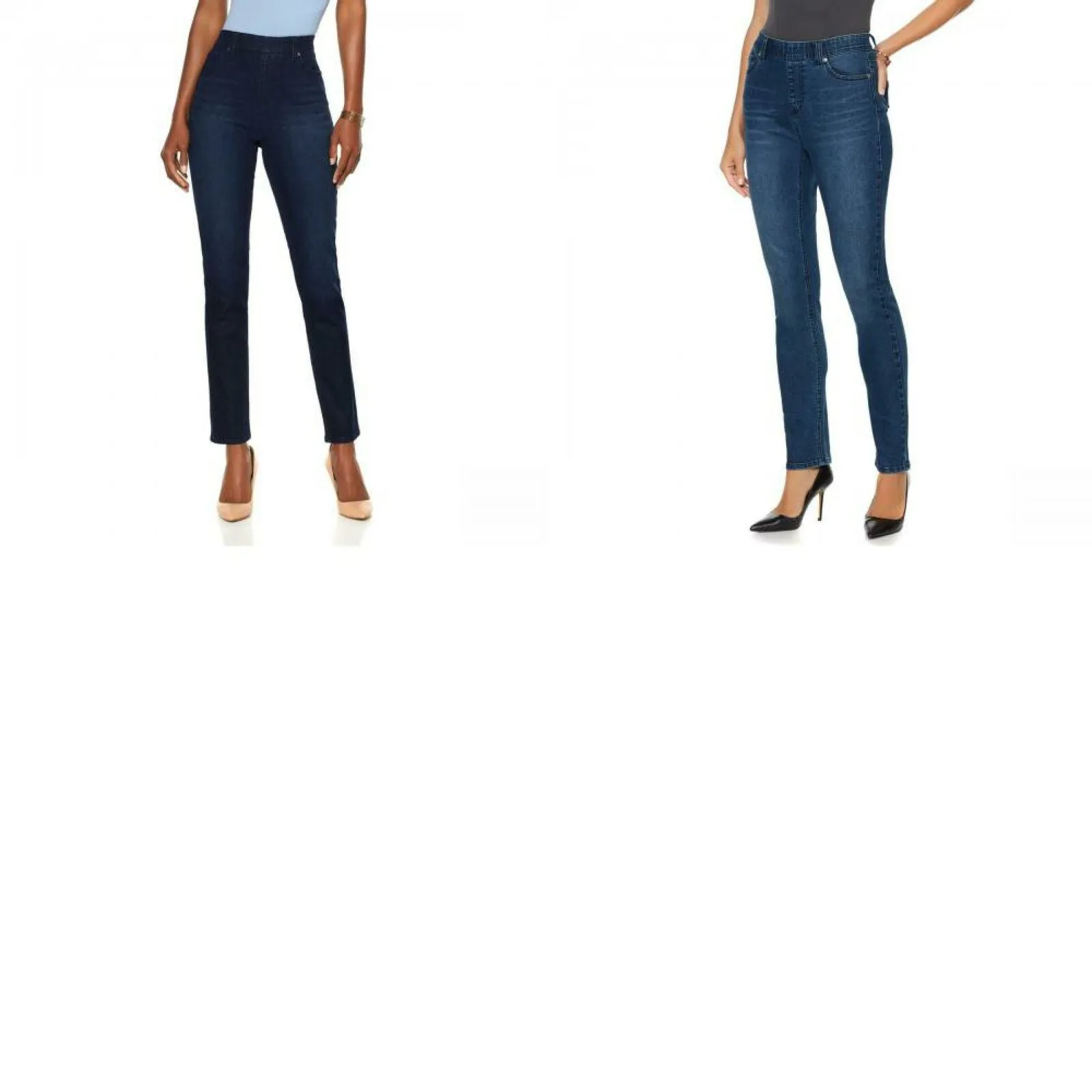 DG2 by Diane Gilman Women's Petite Size Stretch Denim Jeggings
