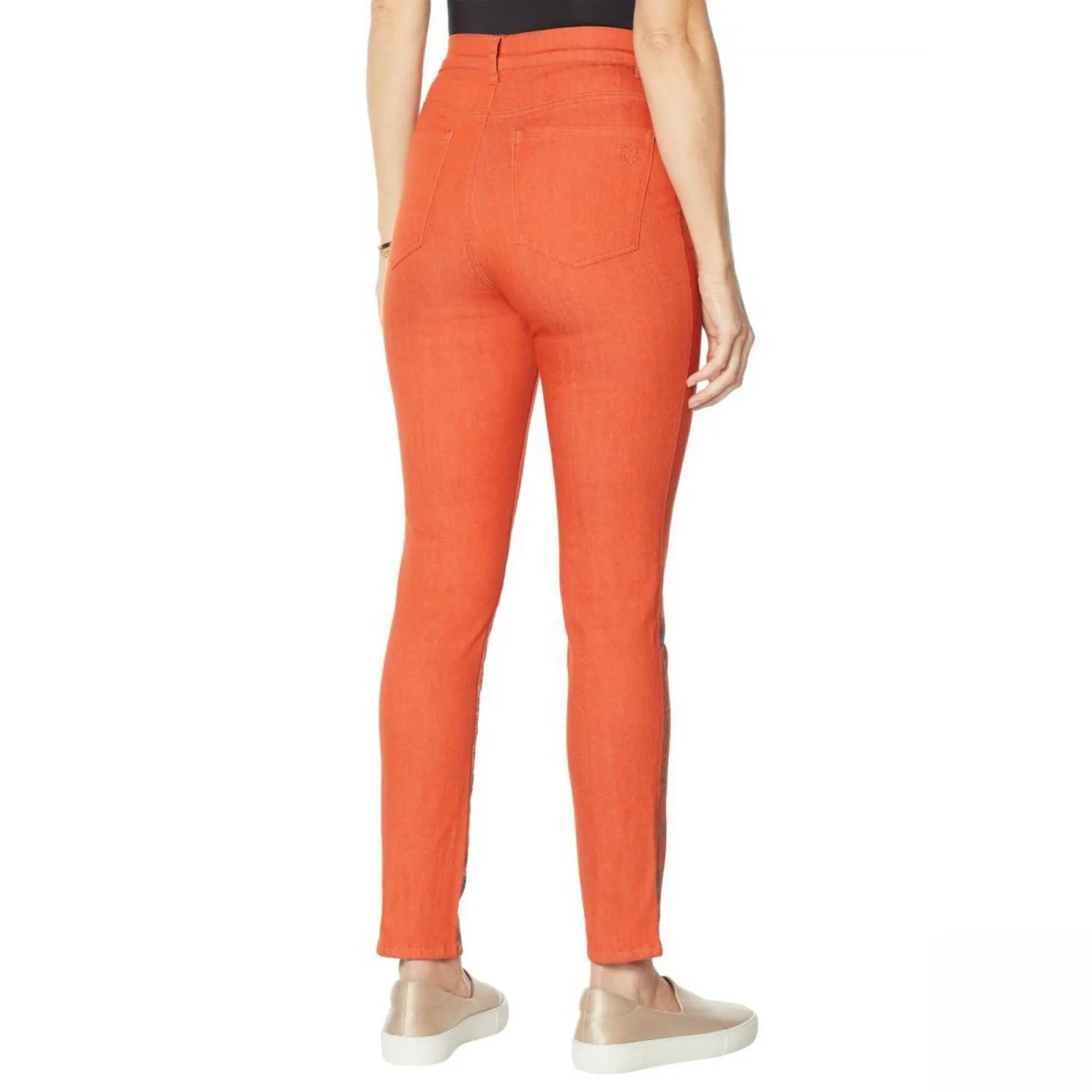 DG2 by Diane Gilman Women's Printed Skinny Jeans