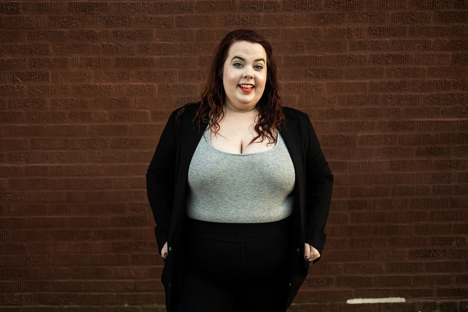 diandra short sleeve bodysuit in heather grey