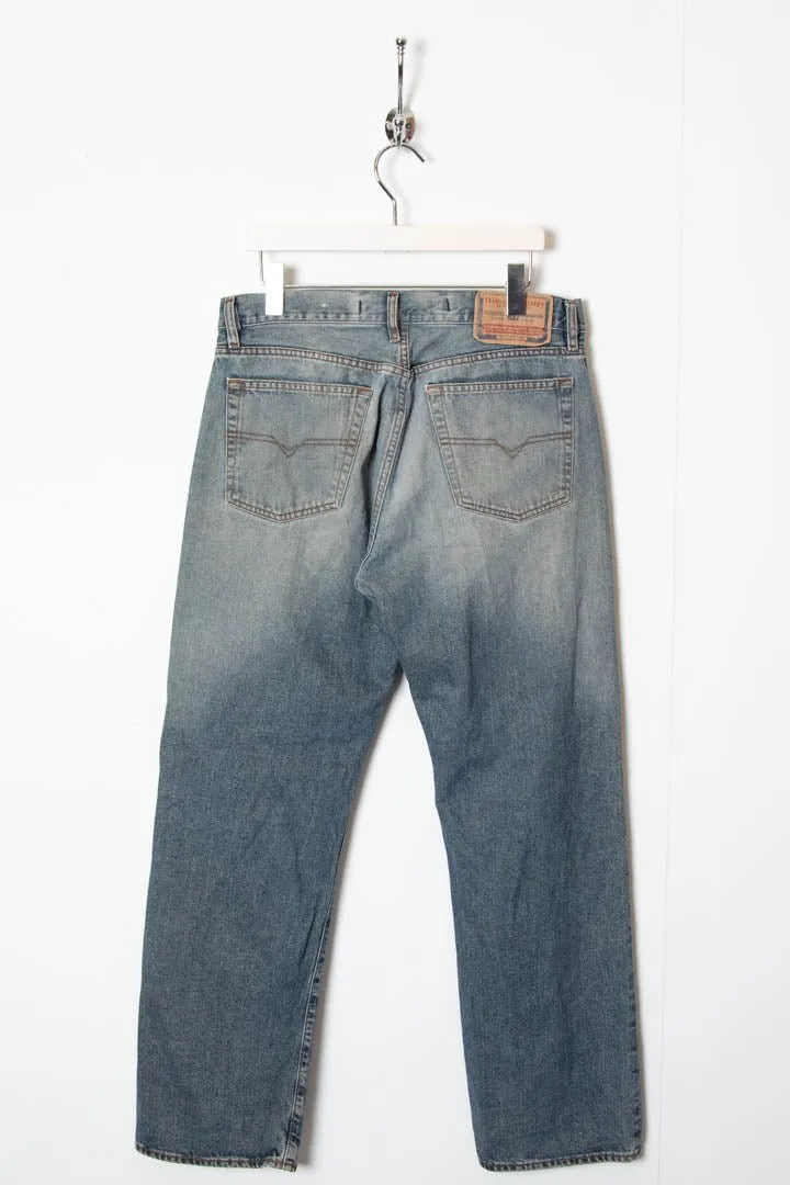 Diesel Relaxed Straight Leg Denim Jeans (W32 x L30)