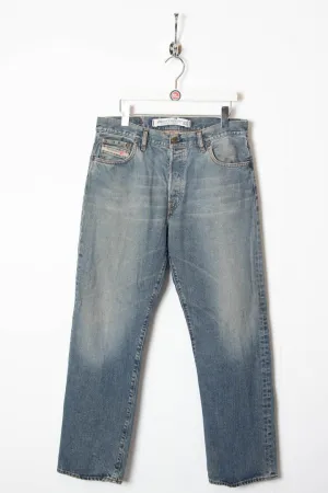 Diesel Relaxed Straight Leg Denim Jeans (W32 x L30)