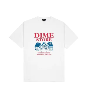 DIME Skateshop Tee White