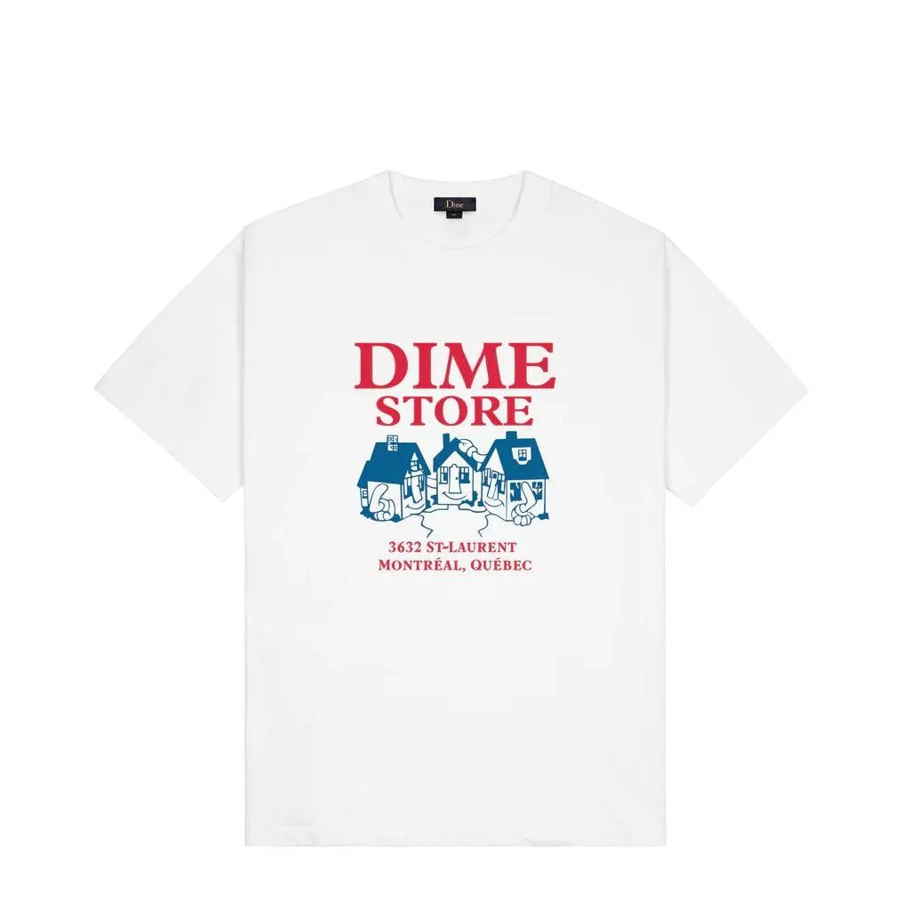 DIME Skateshop Tee White