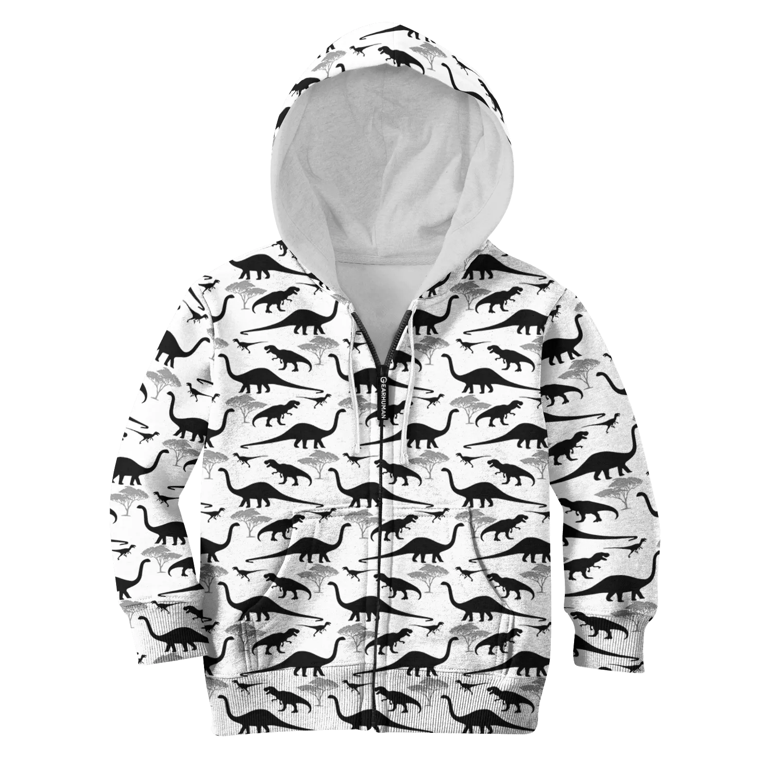 Dinosaurs with tree Kid Custom Cosplay Hoodies Apparel