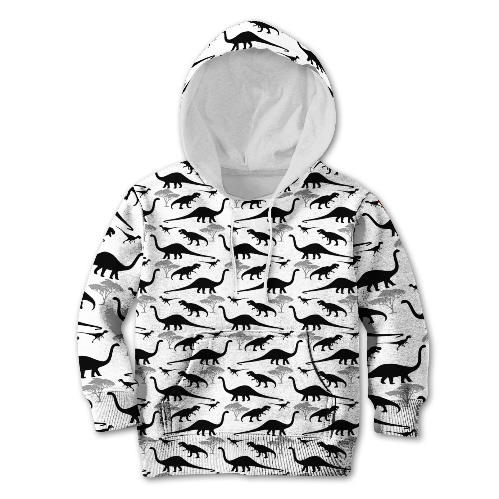 Dinosaurs with tree Kid Custom Cosplay Hoodies Apparel