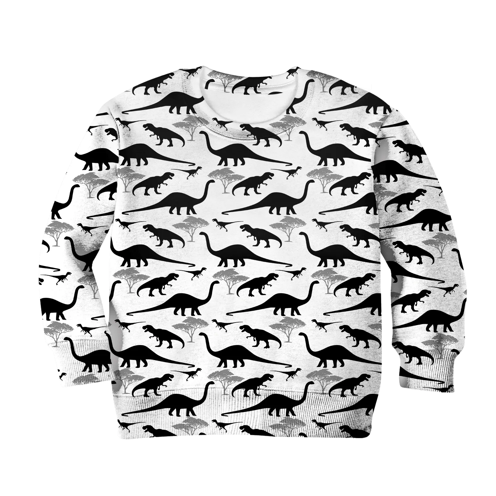 Dinosaurs with tree Kid Custom Cosplay Hoodies Apparel