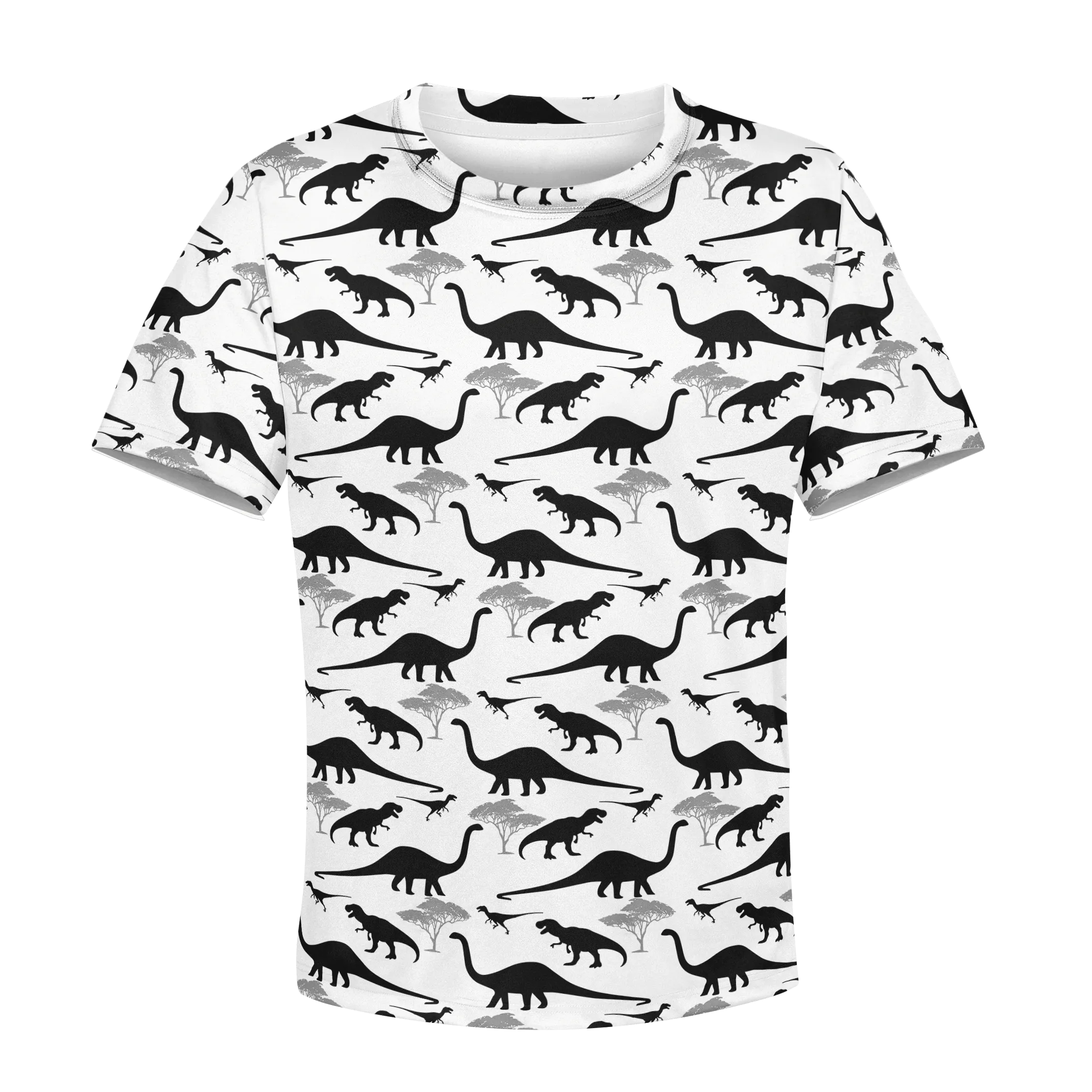 Dinosaurs with tree Kid Custom Cosplay Hoodies Apparel