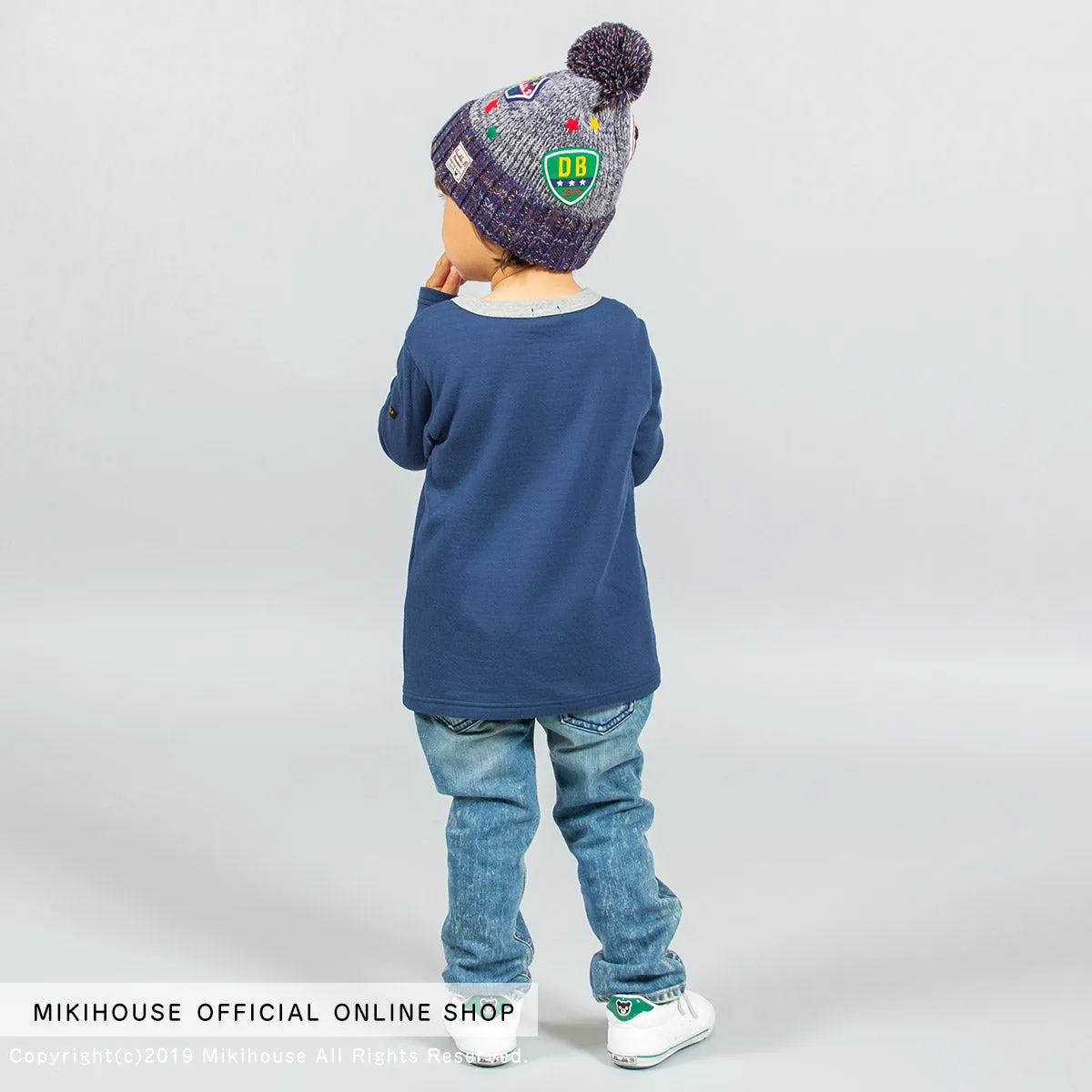 DOUBLE B Embroidery Long Sleeve Tee