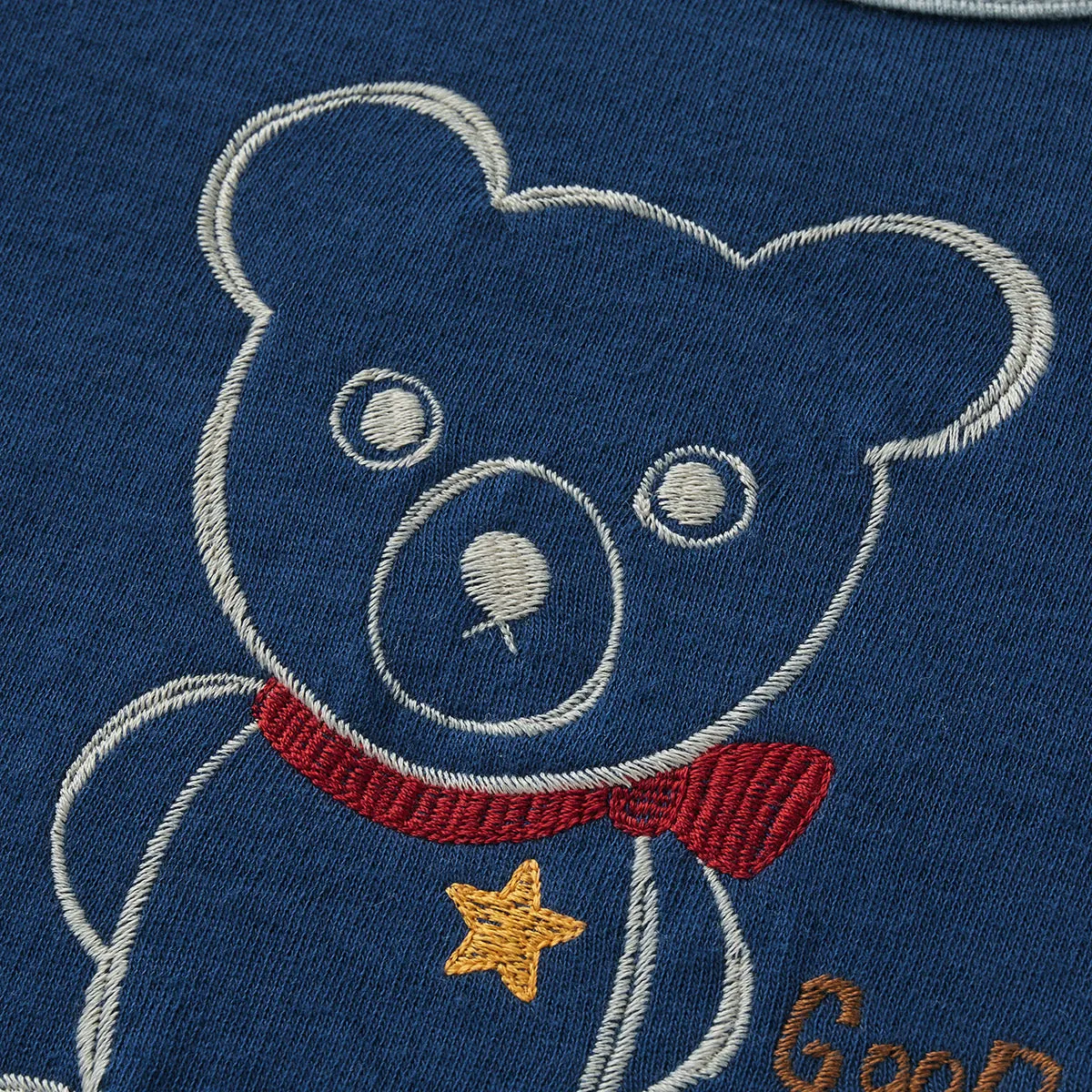 DOUBLE B Embroidery Long Sleeve Tee