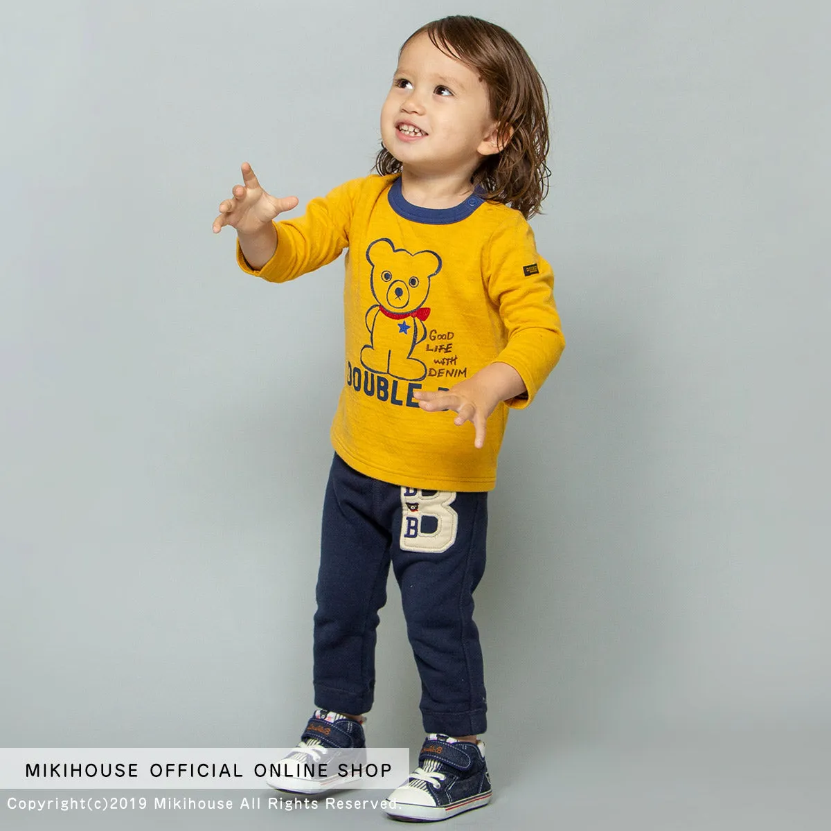 DOUBLE B Embroidery Long Sleeve Tee