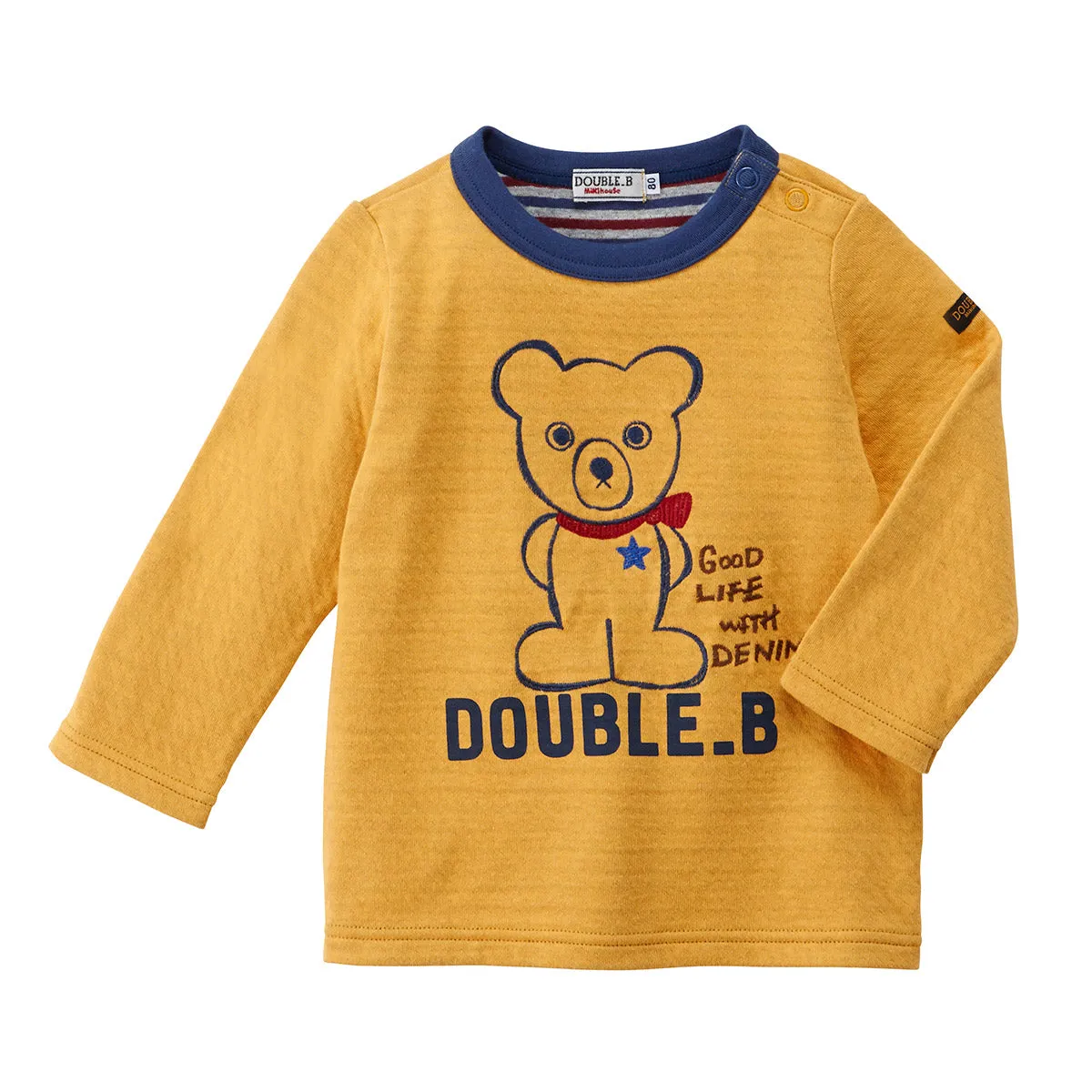DOUBLE B Embroidery Long Sleeve Tee