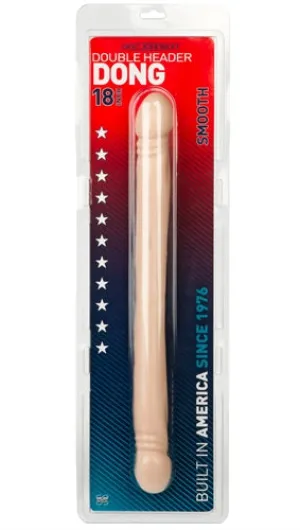 Double Header 18&quot; Smooth - White
