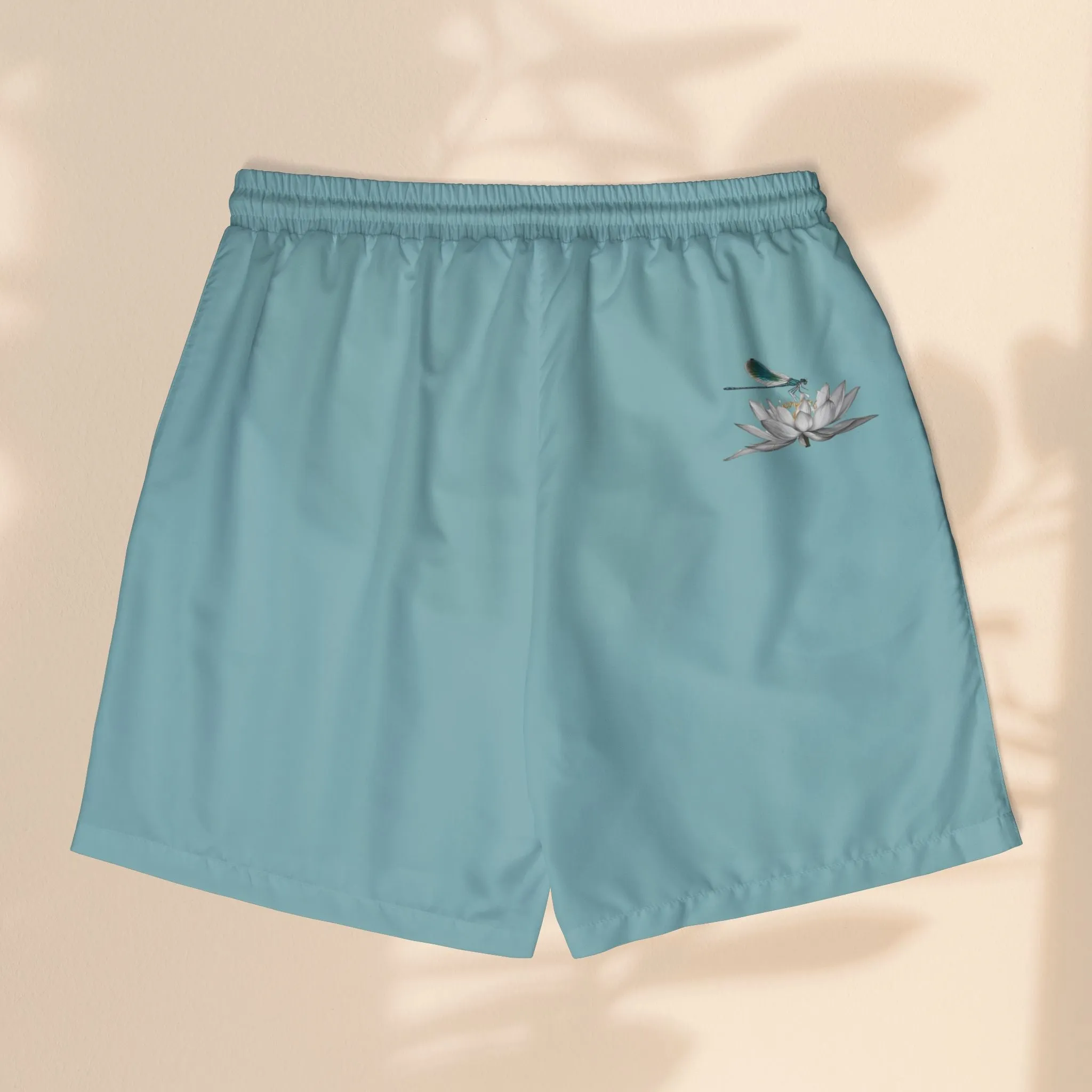 DragonFly with Serene Lotus Swim Shorts for Relaxed Summer Vibes