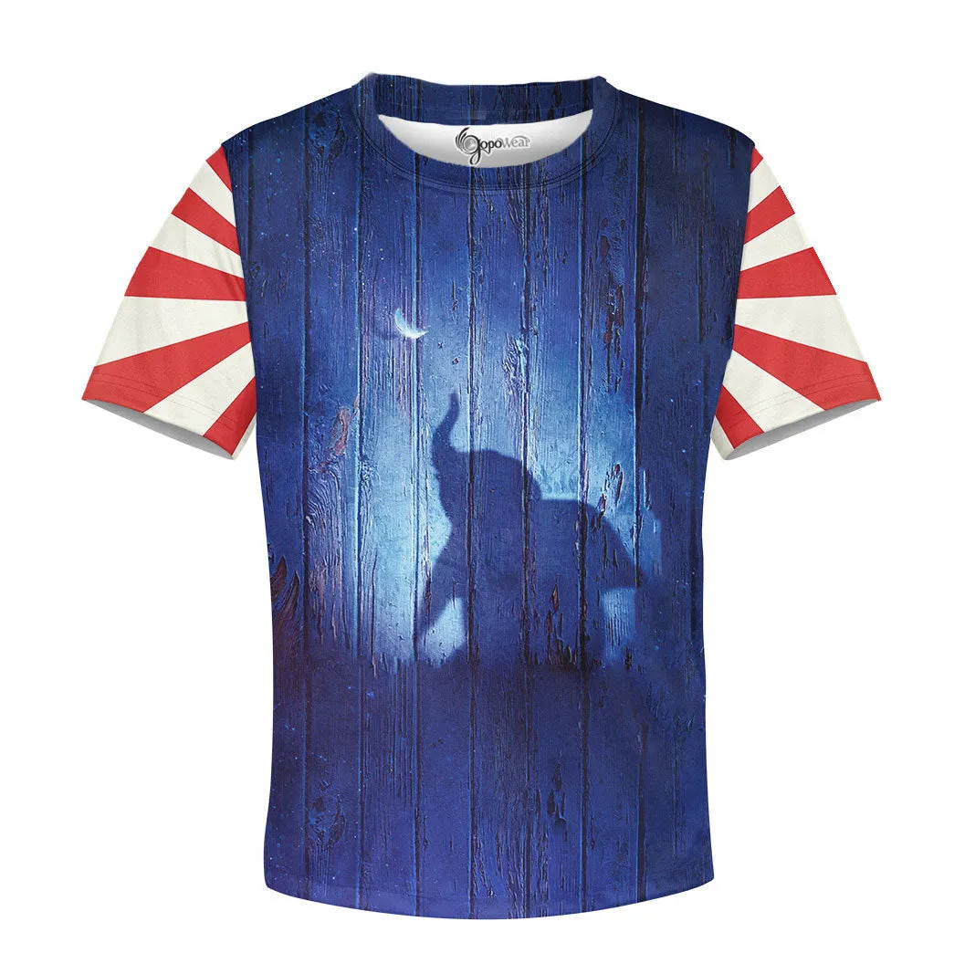 Dumbo Shadows 3D Shirts For Kids Hoodie