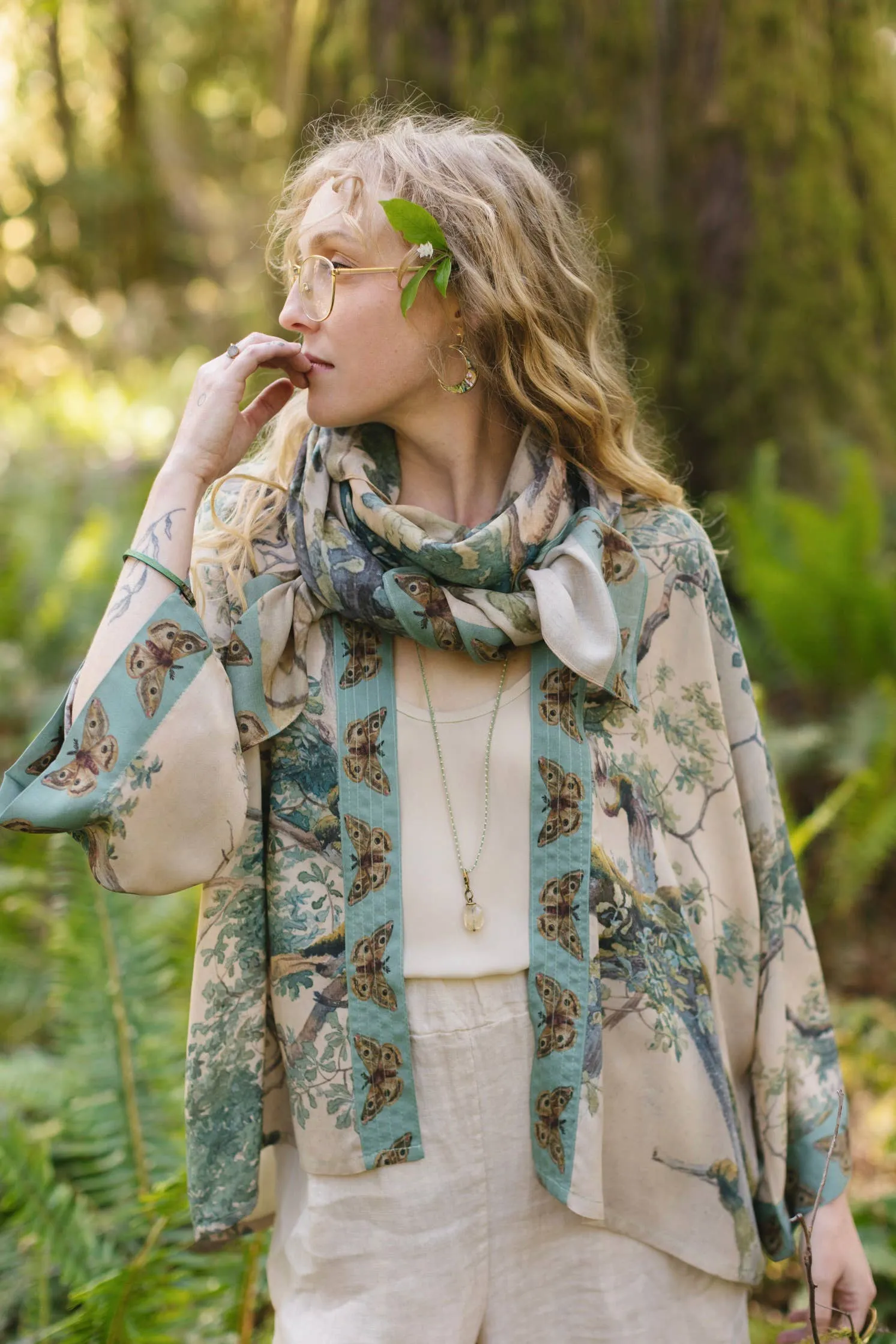 Earth and Sky Cropped Jacket