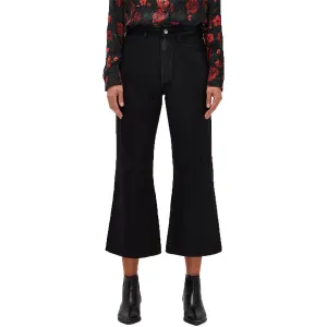 Easy Boy Womens Coated Denim Bootcut Jeans