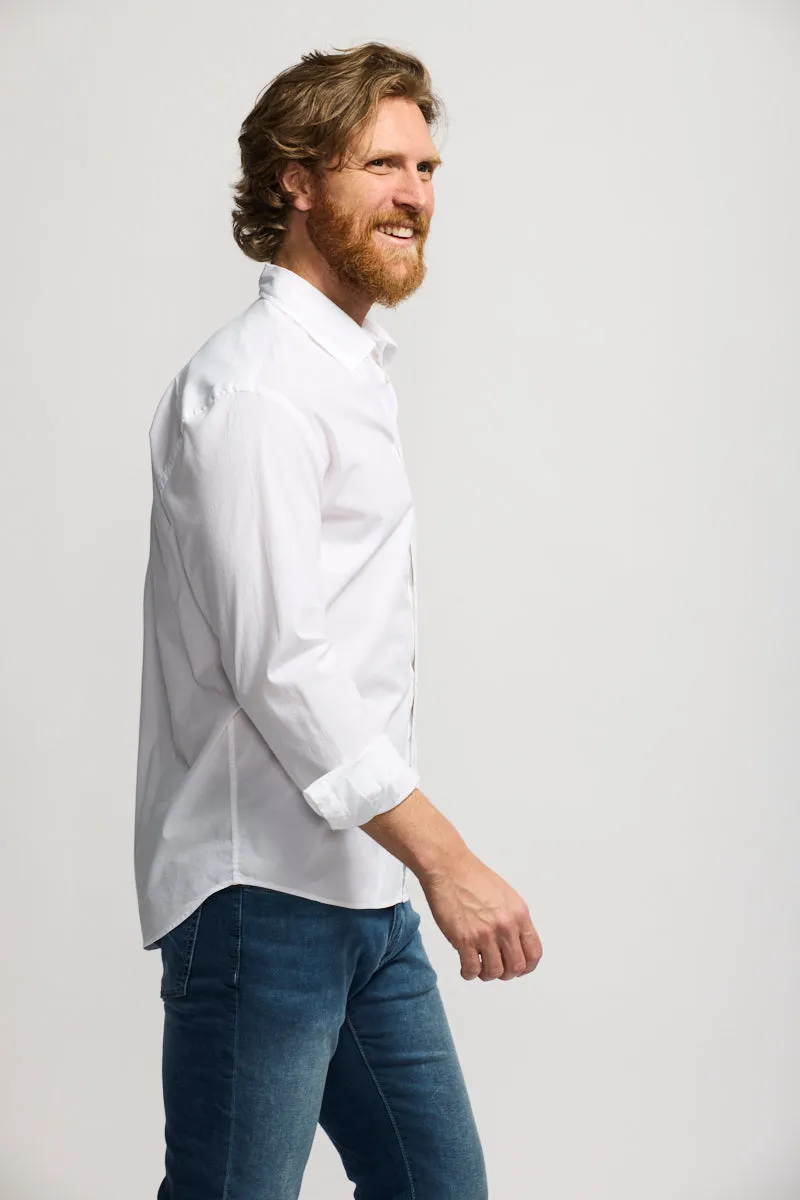 Easy Mondays Poplin Button up White FW24