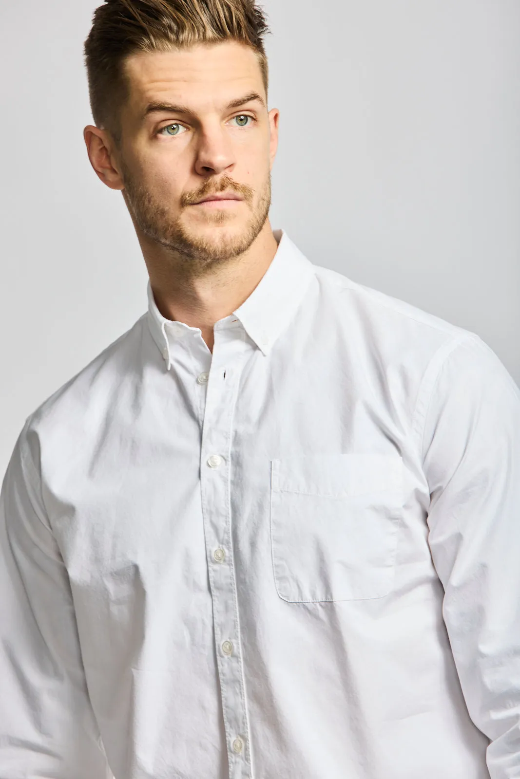 Easy Mondays Shirt Poplin White