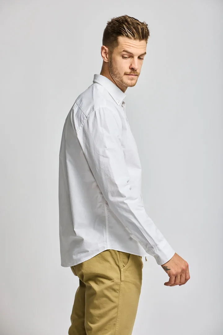 Easy Mondays Shirt Poplin White