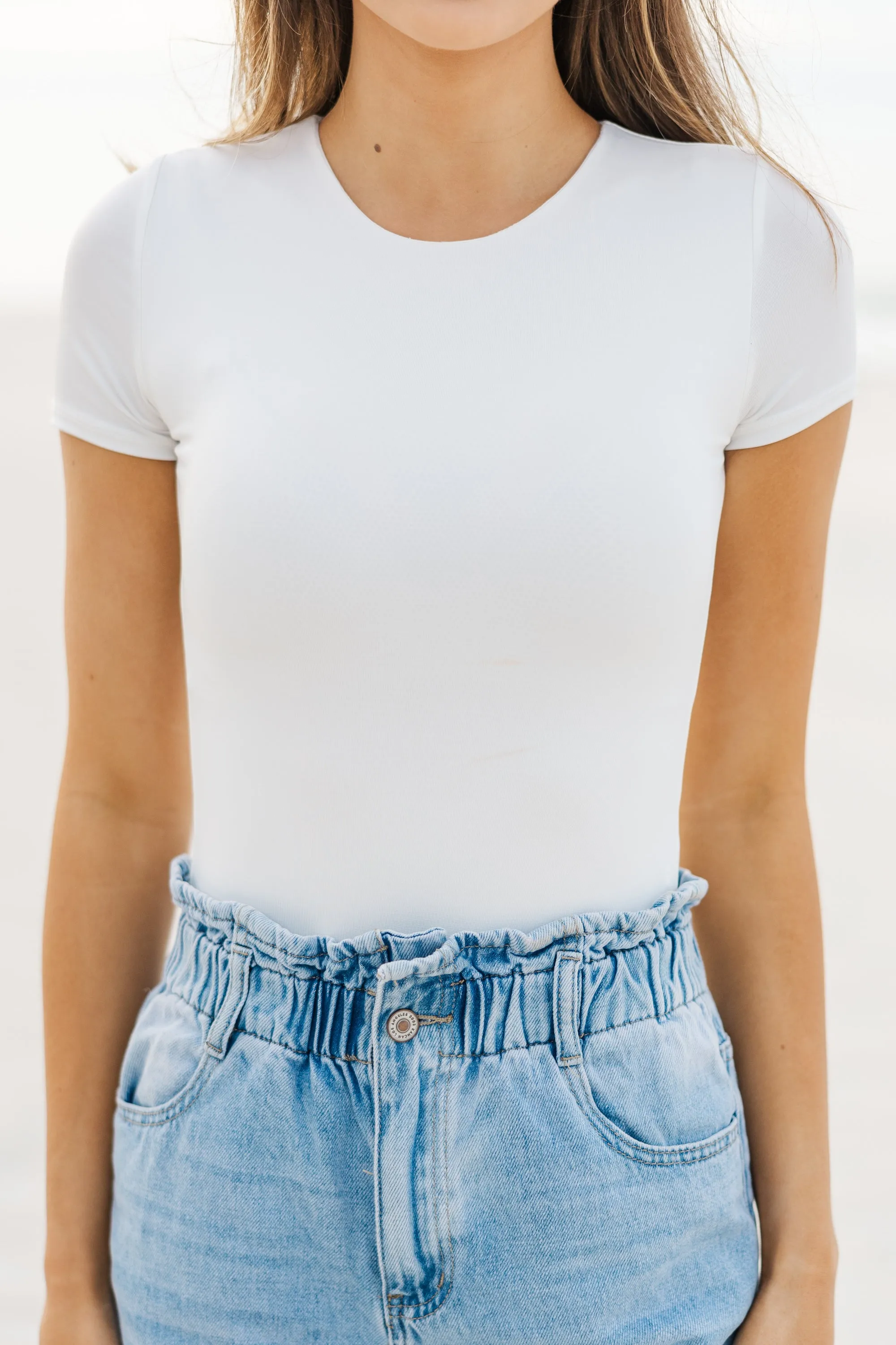 Easy Times White Bodysuit