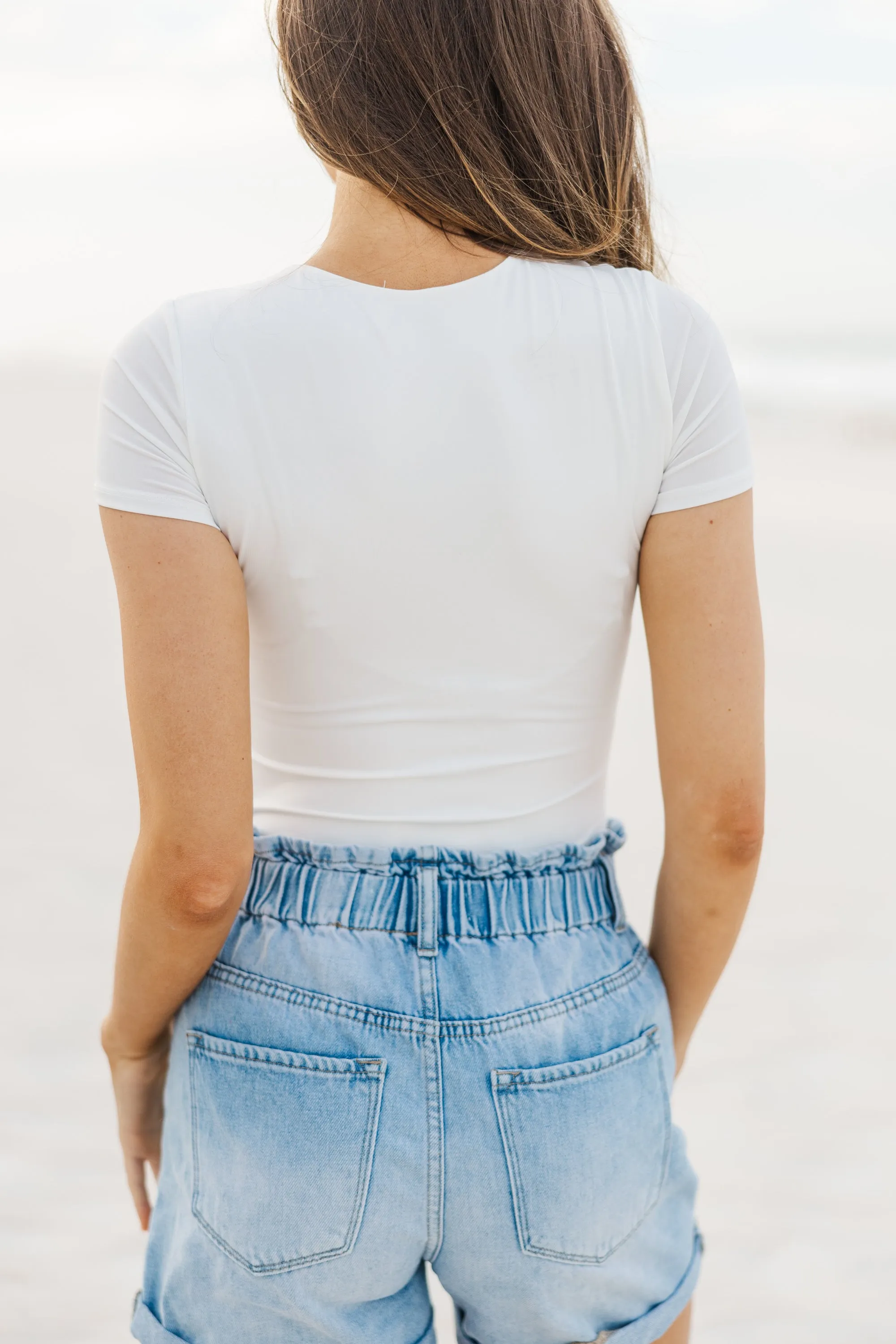 Easy Times White Bodysuit