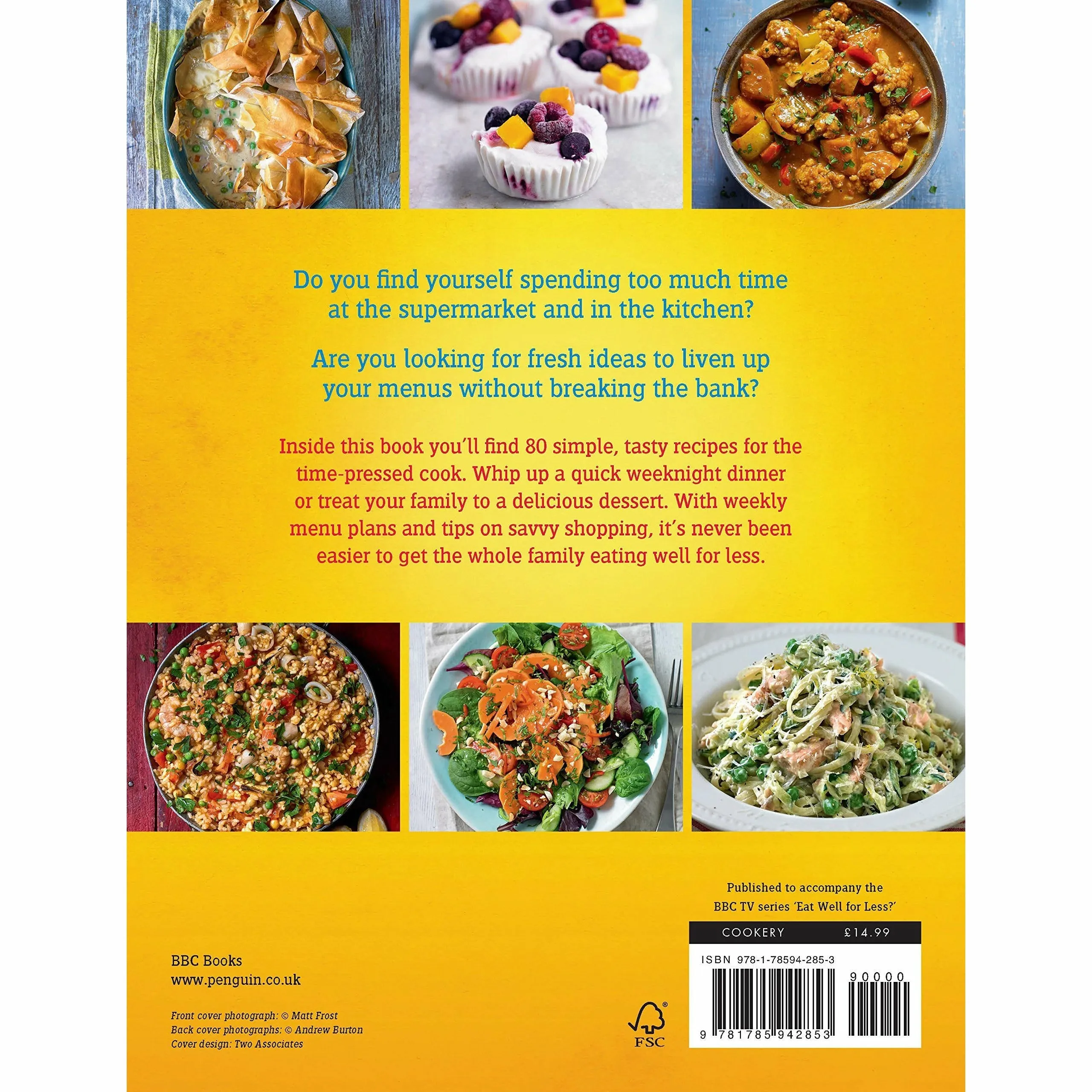 Eat Well for Less: Quick and Easy Meals by Jo Scarratt-Jones