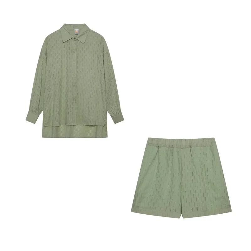 Eliza - Light and Airy Top and Shorts Ensemble