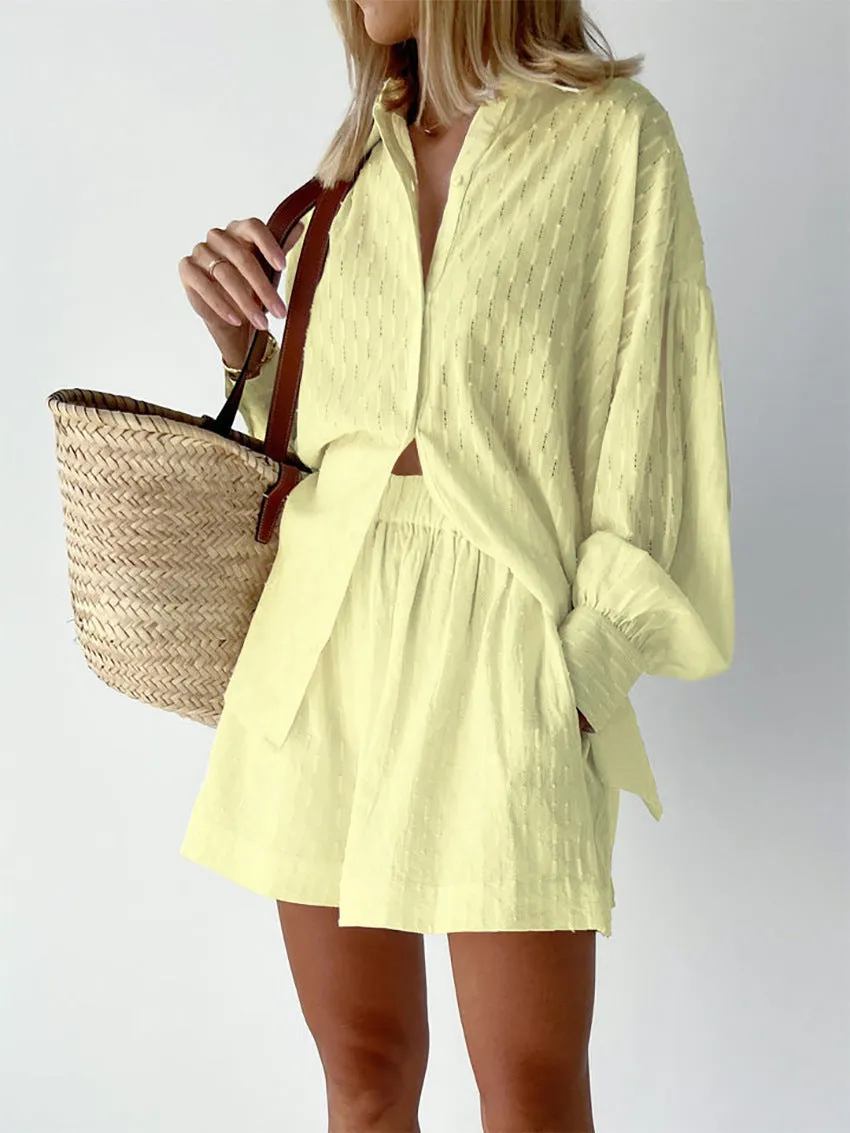 Eliza - Light and Airy Top and Shorts Ensemble