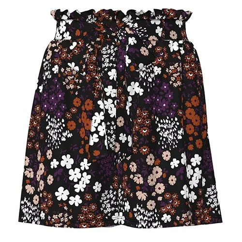 Ella - Black Orange Purple Floral