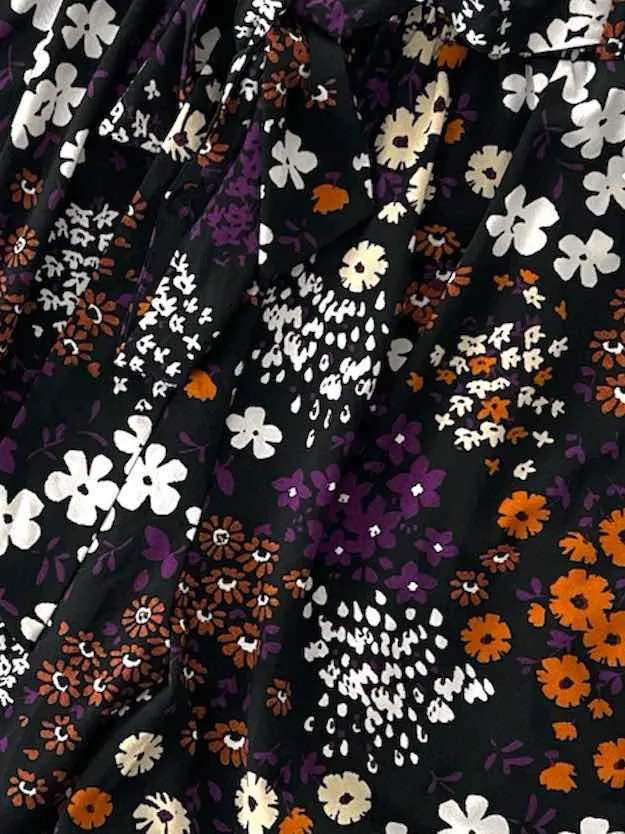 Ella - Black Orange Purple Floral