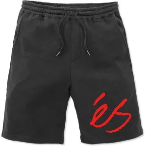 ES Big Script Sweat Shorts Black