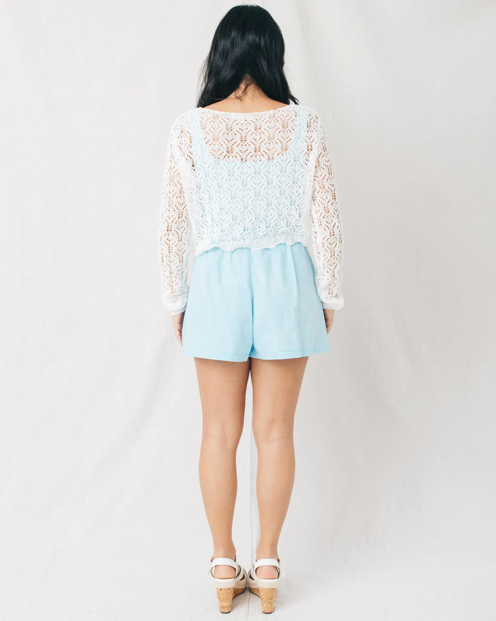 Essential High Waist Relaxed Drawstring Shorts