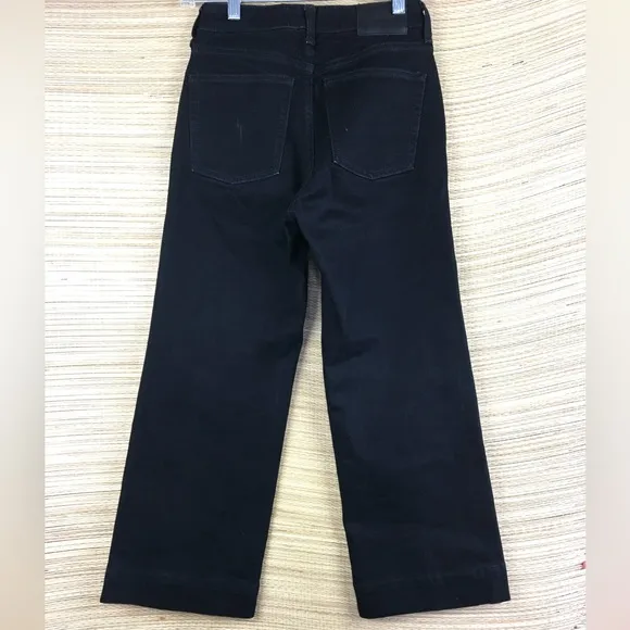 EVERLANE The Button-Fly Wide-Leg Jean In Black Size 23
