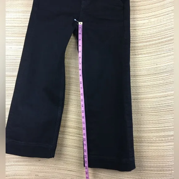 EVERLANE The Button-Fly Wide-Leg Jean In Black Size 23