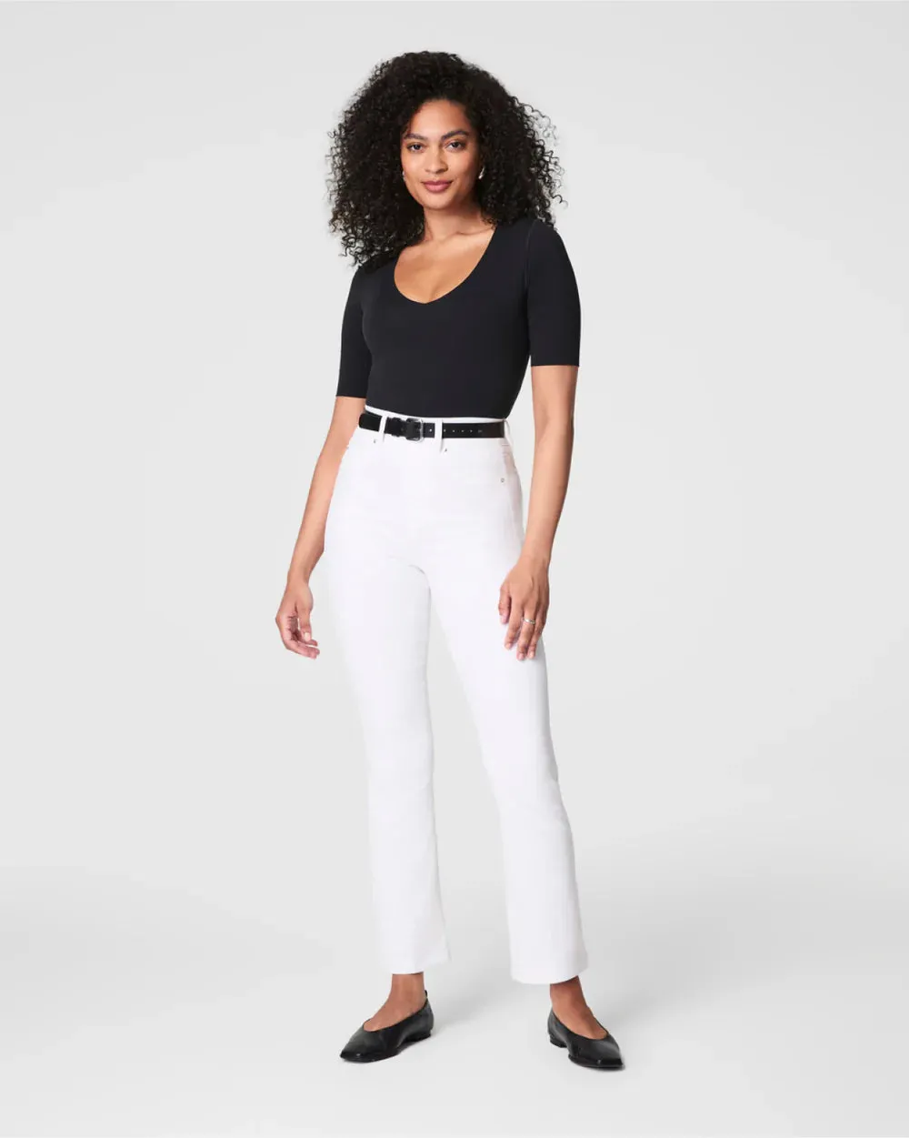 EveryWear Kick Flare Jeans (White)