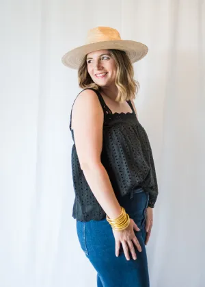 Eyes on You Eyelet Tank