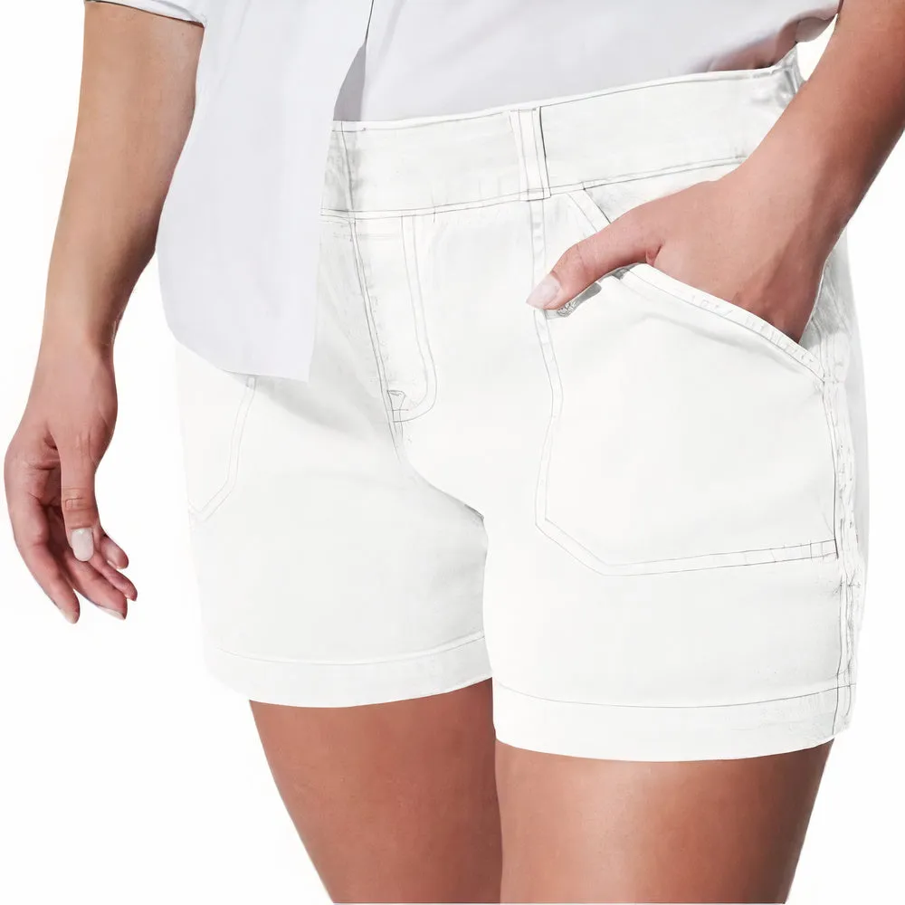 Fabiana® | Pull-On Stretch Denim Shorts