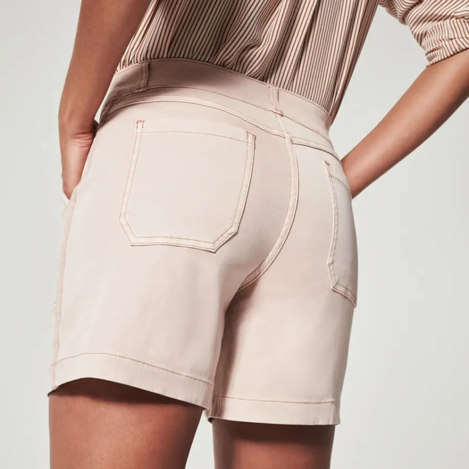 Fabiana® | Pull-On Stretch Denim Shorts