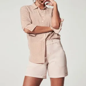 Fabiana® | Pull-On Stretch Denim Shorts