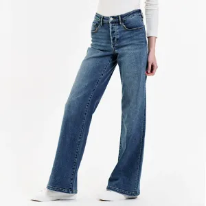 Farrah Relaxed Wide Leg Herrin