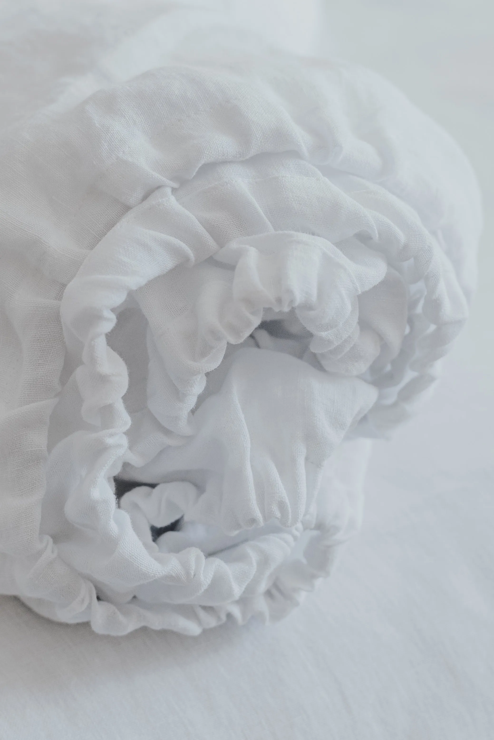 Fitted Sheet and Flat Sheet Set - White