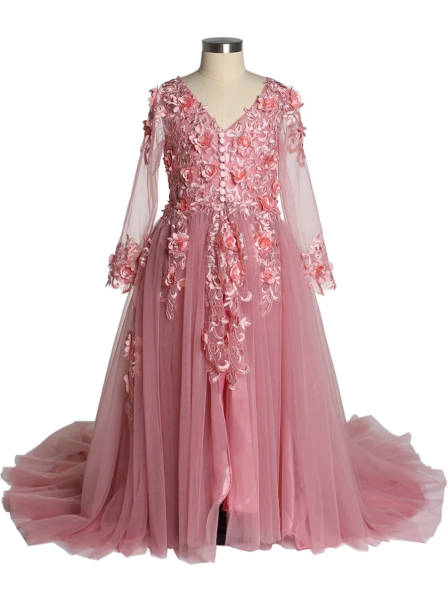 Flower Girl Dresses First Communion Dresses for Girls Lace Party Tulle Dress Princess Flower Girl Dress